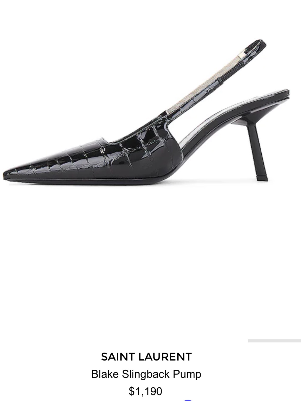 Saint Laurent Blake Slingback Pump